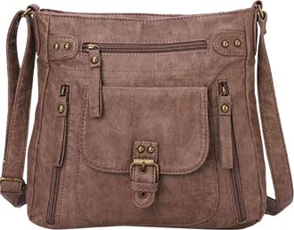 Generic Fashion One Shoulder Bag Retro Small Square Bag WomenS All Bag Soft Bag With Large Capacity Shoulder Bag for Women (A, One Size)