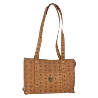 MCM Pre-owned Shoulder Bags, female, Brown, Size: ONE SIZE Pre-owned Plastic Shoulder Bag