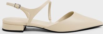 Charles & Keith Cordelia Pointed Slingback Flats