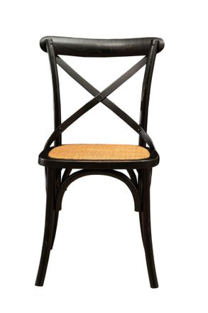 Biscottini International Silla De Cocina Silla De Comedor 47x86x52 Cm Silla De Madera Y Rat&aacute;n Thonet Silla Moderna Para Restaurante, Jard&iacute;n Silla Vintage