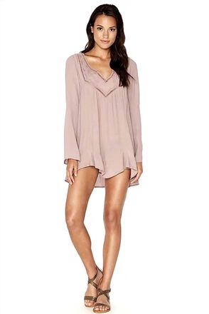 L*Space Northern Star Tunic In Dusty Pearl