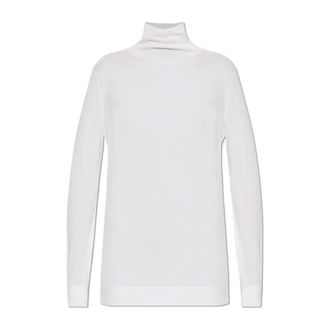 Lisa Yang Cashmere Knitwear, female, White, Size: S Danette Turtleneck
