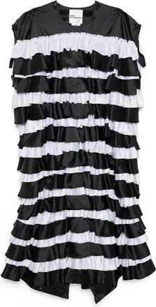 Comme Des Garçons Abito con ruches - Nero