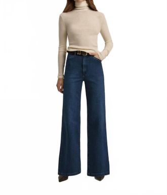 Favorite Daughter Mischa Super High Rise Wide Leg Jeans In Columbia