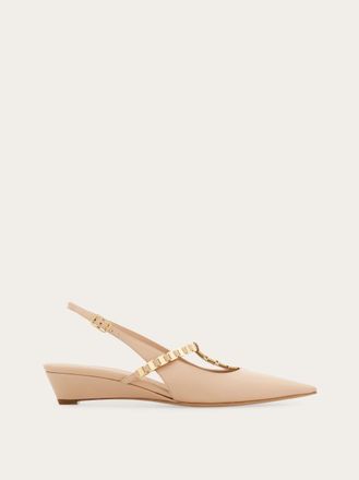 Ferragamo Donna Slingback Vara chain Rosa Taglia 36.5