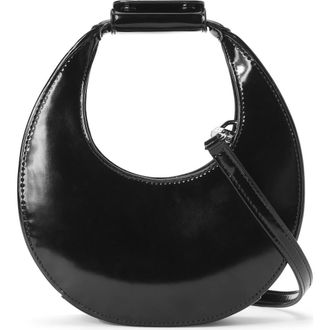 Staud Mini Moon Leather Bag in Black at Nordstrom
