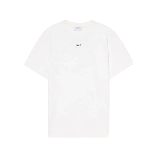 T-Shirts, male, White, Size: S Newspaper Arrow Slim Logo Tee