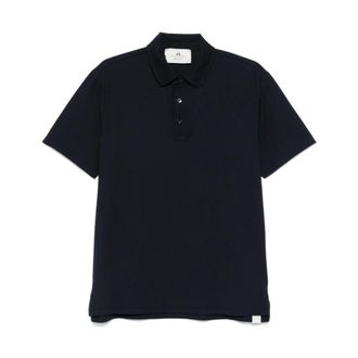 Peuterey Polo Shirts, male, Blue, Size: XL Midnight Blue Polo Shirt