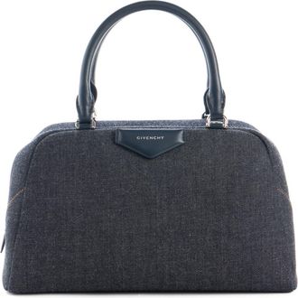 Givenchy Medium Antigona Denim East/West Satchel in 415-Indigo Blue at Nordstrom