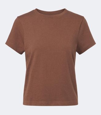 Khaite Emmylou knitted cotton T-shirt