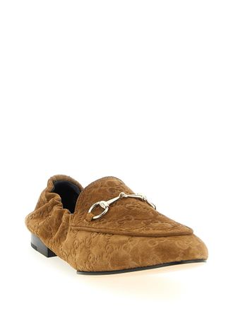 Gucci Suede Loafers - Tan