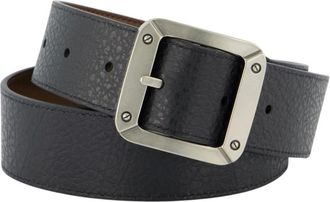 Acne Studios Belts, unisex, Black, Size: L Reversible Leather Belt