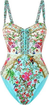 Camilla Mujer, Trajes de ba&ntilde;o, Azul, Talla: L