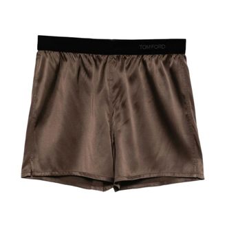 Tom Ford Korte Broeken, Dames, Bruin, S, Short Shorts