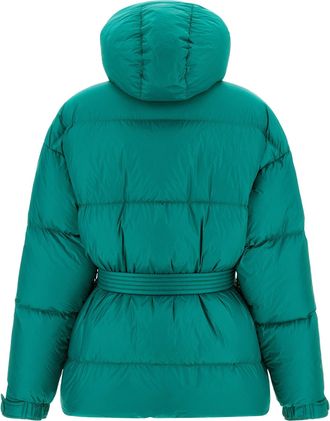 Ienki Ienki Womens Bicolor Nylon Full-Length Jacket Clothing