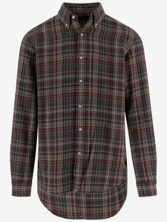Polo Ralph Lauren Cotton Shirt With Check Pattern