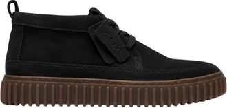 Clarks Torhill Lace Hi - Heren - Veterlaarzen - Zwart - 44 EU - Leer - Schoenen