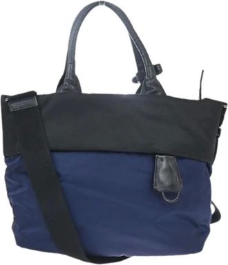 Prada Pre-owned Tote Bags, female, Multicolor, Size: ONE SIZE Pre-owned Convertible double tote