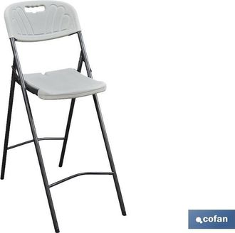 cofan Cofan - Silla Alta Plegable Blanca Altura Asiento 74cm Caja 2 Unid