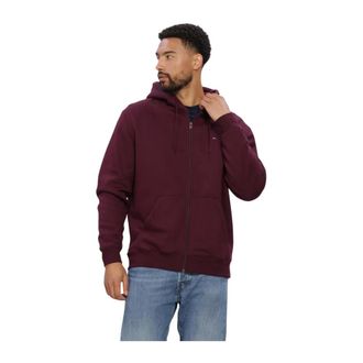 Tommy Jeans Hoodies & sweatvesten, Heren, Rood, L, Heren Truien Vesten Tjm Reg S Flag Zip Thru Ext