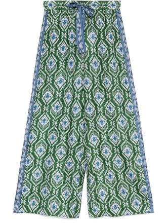 Zimmermann Wylie trousers - women - Silk - 3 - Green