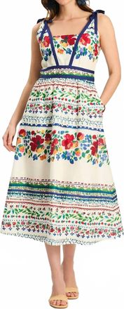 Tyler B&ouml;e Chelsey Soiree Midi Dress In Picnic Floral