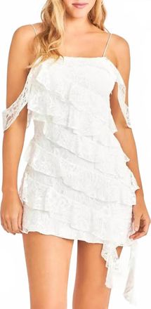 LoveShackFancy Sobine Mini Dress In White