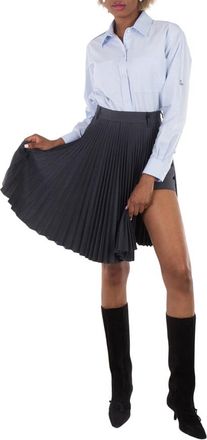 Burberry Black Yuliya Pleated Skirt, Brand Size 2 (US Size 0)