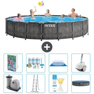 Intex Piscina Prism Frame Redonda - 549x122 Cm - 9-piezas S658