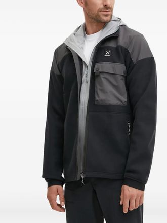 Haglöfs Trui met capuchon en zak - Zwart