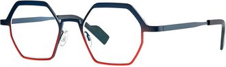 Theo Cheer Optisch Montuur - unisex - Brillen - Veelkleurig - 48 MM - Accessoires