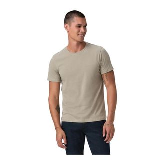 Paige Slim Fit Pima Cotton T-Shirt - male - PAIGE - T-Shirts - Beige - XL - Tops