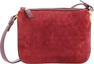 Saint Laurent Zip Crossbody Bag Monogram All Over Small (Authentic Pre-Loved)