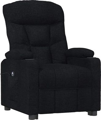 vidaXL Vidaxl - Sill&oacute;n Reclinable El&eacute;ctrico De Tela Negro