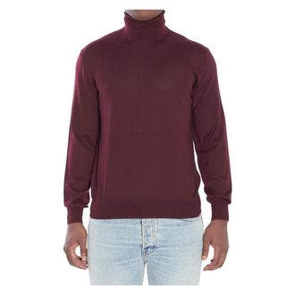 Saint Laurent Wollen coltrui - Heren - Coltruien - Bruin - L - Wol - Truien & Vesten