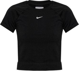 Nike Fitness, Dames, Zwart, XL, Polyester, Pro Seamless Top