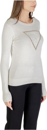 Guess Kiara Sweater - Dames - Ronde hals truien - Wit - L - Truien & Vesten