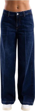 People Europa Jeans - Dames - Loose Fit Jeans - Blauw - W27 - Katoen - Jeans
