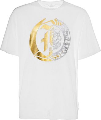 Just Cavalli White Short Sleeves T-shirt