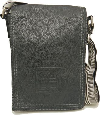 Givenchy Black Leather Shoulder Bag (Pre-Owned)