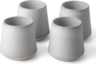 Fable Interiors The Cups Set of 4 Cups in Stone Blue at Nordstrom