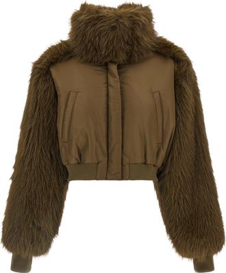 Fabiana Filippi Virgin Wool Womens Bomber