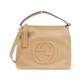 Gucci Borsa a spalla Pre-owned in pelle - - Pre-owned - Donna - Beige - ONE SIZE
