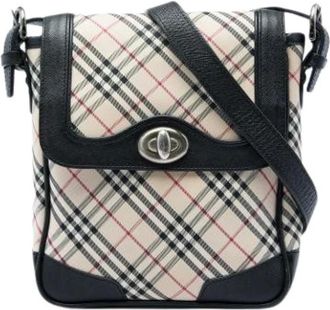 Burberry Borsa a spalla Pre-owned in tela - - Pre-owned - Donna - Beige - ONE SIZE