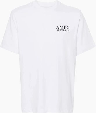 Amiri Mens Bones Stacked Tee White - Size: 44