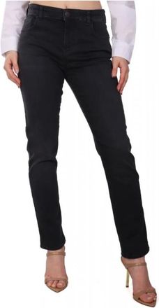 Emporio Armani Dames, Jeans, Zwart, Maat: W28 Katoen