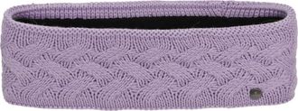 Lierys Fauske Headband Ear Warmer with Fleece Lining Braided Design Made in Germany Women Winter Lilac