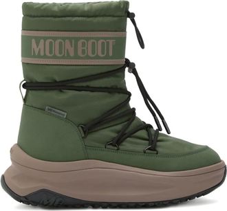 Moon Boot Regenlaarzen met trekkoord - Groen