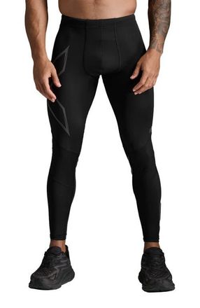 2XU Mens Ignition Shield Compression Tights in Black/black Reflective at Nordstrom, Size Xxx-Large