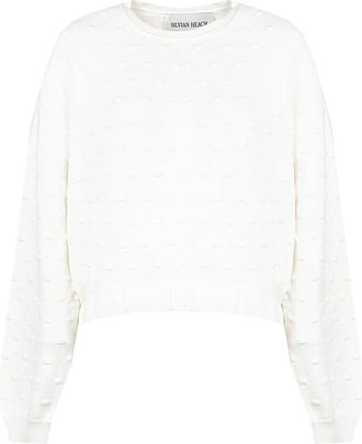 Silvian Heach Maglione Girocollo - - Knitwear - Donna - Bianco - M